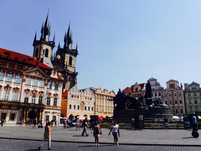 The main square in Prague! Very big with lots of nice open space