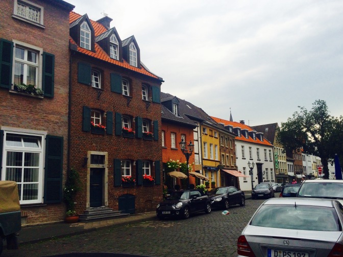 You can see it was a very grey day in Düsseldorf, but it was still fun to walk around before the rain!